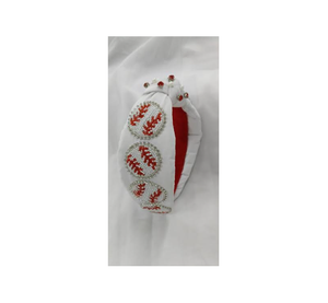 Colección de equipos Houstos Astros Game Day con trabajo de cuentas con accesorios para el cabello anudados en la parte superior para niñas para la celebración del Día del juego - Product Image 3