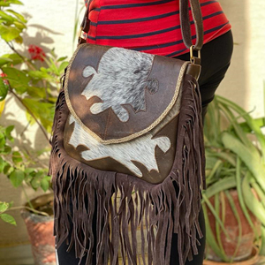 Nuevo diseñador hecho a mano para mujer, bolso elegante, bolso con flecos de cuero, bolso de hombro, bolso de cuero de vaca con borlas, bolso de lujo Ledies - Product Image 1
