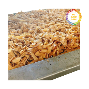 Flocons de noix de coco sucrés conservés dorés - Emballage en vrac - Tranchés pour des applications alimentaires et garnitures améliorant la texture - Product Image 1