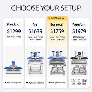 Automatic Heat Press 16x20 Double Station Electric Heat Press Machine For T-shirt Printing