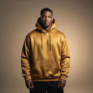 Sudadera con capucha polar para hombre Sudadera con capucha de peso pesado Sudadera con capucha transpirable a prueba de viento para hombre - Product Image 2