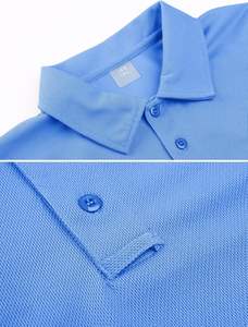 Manga corta transpirable de secado rápido de talla grande para camisa Patrón sólido Spandex/Lona de algodón Golf para camisas - Product Image 6