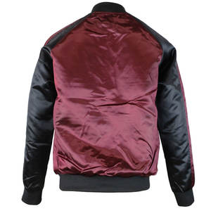 Chaquetas de béisbol de satén de alta calidad para hombre, estilo universitario de color sólido con cuello levantado para invierno, gran oferta - Product Image 2