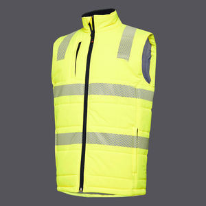 Veste haute visibilité réfléchissante avec doublure amovible coupe-vent coupe-vent pour homme - Product Image 3