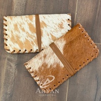 <strong>Best</strong> Selling Products Rolling 100% Cowhide Tobacco Pouch Handcrafted Genuine Leather <strong>Cigarettes</strong> Case Hair on Hide Tobacco Wallet