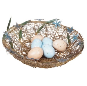 Panier en fil de fer Décoration d'œuf Fait à la main Couleur et forme personnalisées Décoration de la maison Fête de Noël Vente en gros d'usine - Product Image 3