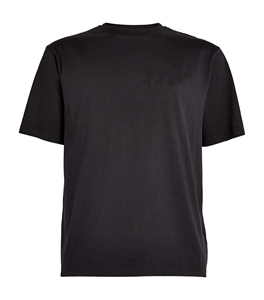 T-shirt lourd surdimensionné Crop Boxy Fitting 100% coton goutte épaule Streetwear col côtelé t-shirt blanc pour hommes - Product Image 5