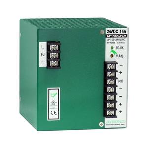 Unidad de fuente de alimentación (PSU) de carril DIN con corriente de salida de 15A y voltaje de salida de 24V para sistemas de riego - Product Image 1