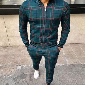 Nouvelle conception, survêtement pour homme pas cher, 2 pièces, manches longues, costumes décontractés, survêtement de course personnalisé pour homme - Product Image 5