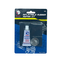 Kit de réparation de pneus gonflables légers 7-en-1 en caoutchouc naturel de haute qualité, kit de patchs pour chambre à air, noir, pour toutes les marques