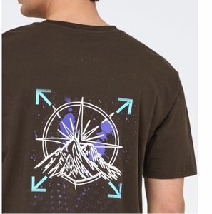 เสื้อยืดคอกลมสำหรับผู้ชายผ้าคอตตอน100% พิมพ์ลายลำลอง - Product Image 6