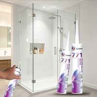Scellant silicone neutre anti-moisissure GUFENG771, scellant imperméable pour salle de bain, toilettes, zone humide, porte en verre, fenêtre