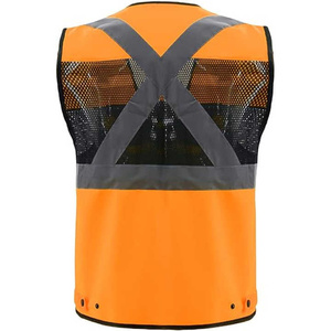 Gilet de sécurité réfléchissant durable, équipement léger haute visibilité, parfait pour les travaux routiers, la sécurité industrielle et extérieure - Product Image 2