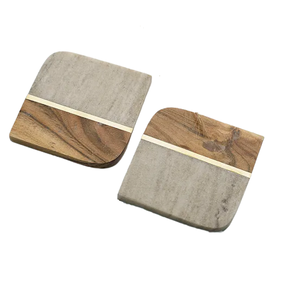 Dessous de verre en marbre de conception élégante et différente Utilisation à bas prix la plus exigeante pour la décoration de table de restaurant de bar - Product Image 2