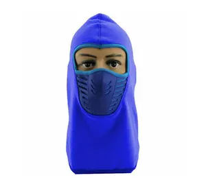 Breathable Comfortable Winter Face Mask blue color Windproof Face Neck Guard Ninja Masks Headgear Unisex