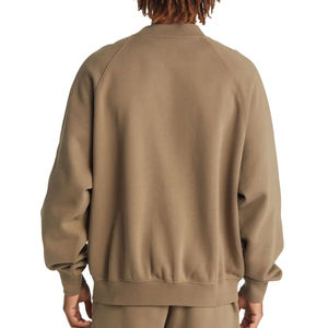 Sweat-shirt pour homme en molleton 100% coton respirant et écologique, couleur unie personnalisable, hiver, haute qualité, grandes tailles disponibles - Product Image 3