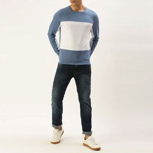 Sudaderas de Cuello Redondo para Hombre, 100% Algodón, Bordadas, Estilo Y2K, Tendencia, Precio Bajo, Técnica de Teñido Dip Dye, Tela de 420g 500g - Product Image 4