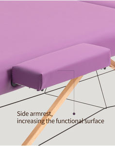 Camilla De Masaje Portátil De Lujo Personalizada Con Esponja Y Esquinas Redondeadas Para Pestañas Color Morado - Product Image 4