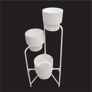 Maceta de hierro metálico de alta calidad con soporte plegable, uso de maceta de Metal de Color dorado para decoraciones de hogar y jardín personalizadas - Product Image 2