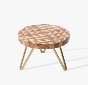 High Quality Handmade Eco-Friendly Mango <b>Wood</b> <b>Cake</b> Stands Premium <b>Cake</b> Tools Customized Color & Shape India Bulk Factory Price - Product Image 3