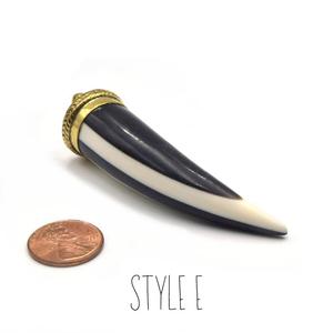 Joyas colgantes de hueso orgánico que fusionan estilo y naturaleza, diseñadas para aquellos que aprecian la individualidad y la autenticidad - Product Image 5