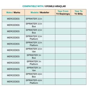 Clips de Fijación para Molduras de Puerta de Mercedes Vito Sprinter - 50 Piezas - Product Image 5