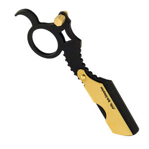 Maquinilla de afeitar de borde recto Maquinilla de afeitar de acero inoxidable Maquinilla de afeitar recta de peluquero desechable Perfecta para un afeitado y aseo precisos - Product Image 3