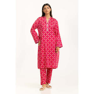 ชุดเซ็ต IUSTTS-1130 ผ้าชีฟองพิมพ์ลายลำลองสำหรับฤดูใบไม้ผลิ/ฤดูร้อน - Product Image 3