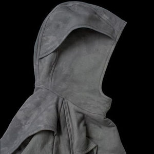 Sudadera con capucha bordada de alta calidad para hombre de algodón 100% OEM al por mayor en tallas grandes diseño teñido liso de la temporada de invierno - Product Image 6