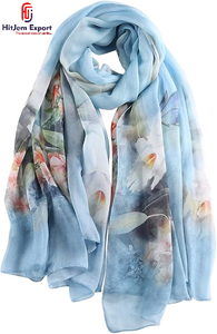 Tissu d'écharpes d'impression numérique de qualité supérieure Service de marque blanche personnalisé Commandes en gros quantité minimale de commande bas Parfait pour l'identité de marque - Product Image 2