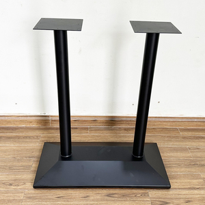 Industrial Design Style <b>Bar</b> <b>Table</b> with Double Iron Legs CHBCF025 - Product Image 3