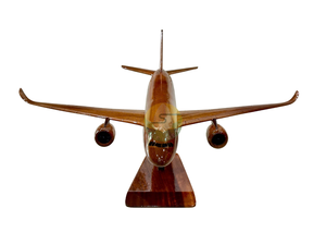 Modèle d'avion civil en bois Airbus 350, échelle, artisanat en bois, provenant d'une usine au Vietnam/Modèle d'avion en bois massif A380, fabriqué au Vietnam - Product Image 4