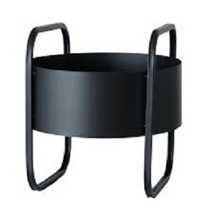 Table à thé ronde en acier robuste de 32 pouces pour l'extérieur du jardin Gril de cuisson Grand foyer - Product Image 3