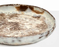 Elegante Tazón para Ensalada de Resina Melamina Hecho a Mano, Personalizable, con Efecto Brillante, Premium, Ligero, Ecológico, Libre de BPA y Plomo