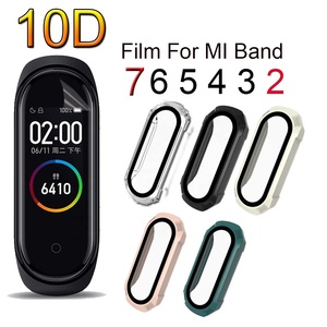 Funda protectora de vidrio completo de película 10D para <span class=keywords><strong>Xiaomi</strong></span> Mi <span class=keywords><strong>Band</strong></span> 7 5 <span class=keywords><strong>6</strong></span> 4 pantalla con accesorios de correa de reloj película de flexión en caliente 3D - Product Image 3