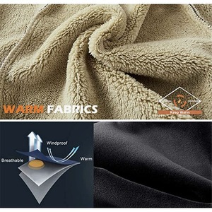 Gilet polaire en polyester 100% pour hommes noirs personnalisés en gros pour homme - Product Image 6