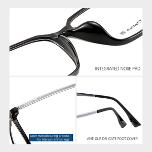 Fengchao hommes pleine jante titane optique lunettes élégant Transparent à la mode ultra-léger lunettes <span class=keywords><strong>de</strong></span> lecture montures <span class=keywords><strong>de</strong></span> lunettes - Product Image 4