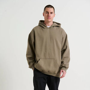 Sweat-shirts pour hommes personnalisés en gros, pull-over surdimensionné lourd, coton lourd, nouveau design, polaire à capuche thermique pour hommes - Product Image 1