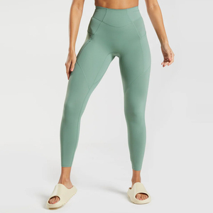 Pantalones de Compresión Deportivos para Mujer, Ropa Deportiva para Yoga, Gimnasio y Entrenamiento, Diseño de Logotipo Personalizado, Leggings de Compresión para Fitness - Product Image 1
