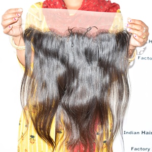 Extensions de cheveux Remy de Temple indien vierge non transformés cuticule alignée vague profonde naturelle couleur noire traitement chimique aucun - Product Image 2