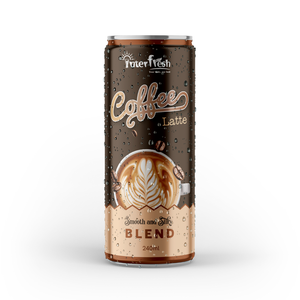 INTERFRESH 250ml OEM ODM High Quality Instant Coffee Sweet Tasting Latte OEM for USA/Canada Store Brands | HACCP HALAL - Product Image 1