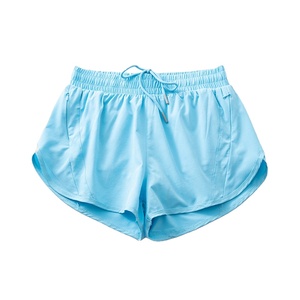 Venta al por mayor Atlético levantamiento de glúteos Lulu correr señoras entrenamiento 2025 verano botín mujeres gimnasio pantalones cortos - Product Image 3