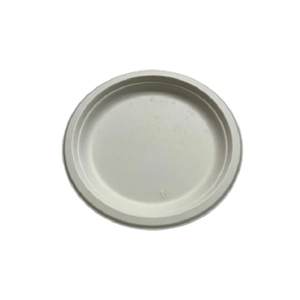 ชุดถาดใส่อาหารแบบย่อยสลายได้สำหรับงานเลี้ยงอาหารค่ำทำจากเยื่อกระดาษทรงกลมกันน้ำเป็นมิตรต่อสิ่งแวดล้อม - Product Image 2