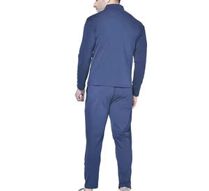 Chándal Deportivo de Invierno para Hombre, Corte Regular, Transpirable, con Estampado de Rayas, Forro Polar, Spandex/Poliéster, Estilo Urbano - Product Image 6