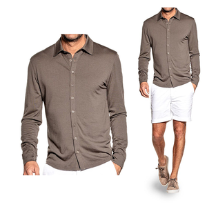 2025 Summer Men <b>Long</b> <b>Sleeves</b> Casual Polo <b>Shirt</b> Summer Running Slim-Fit T-<b>shirt</b> Top Custom Casual T-<b>shirt</b> <b>Golf</b> - Product Image 6