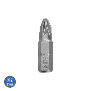 Destorpuntas Pozidriv N. 2 (50 Pezzi) Acciaio S2 al Cromo Vanadio - Product Image 2