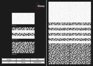 Azulejos de cerámica modernos para paredes de 300x600 mm, para baño y cocina, con acabado brillante o mate, superficie con efecto de azúcar tallado, diseño de pared interior de lujo. - Product Image 4