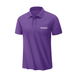 T-shirt de golf à demi-manches en gros pour polo Jersey de coton imprimé personnalisé avec motif solide Vente entière - Product Image 1