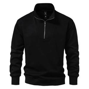 Blouson Homme en Cuir PU à Demi-Zip Imperméable Réversible Printemps Automne Hiver Coupe Ample Décontractée Imprimé Toile - Product Image 4