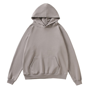 Fabricants de sweats à capuche personnalisés 480g 100% coton French Terry Sweats à capuche unisexes sans cordon Sweats à capuche pour hommes - Product Image 4